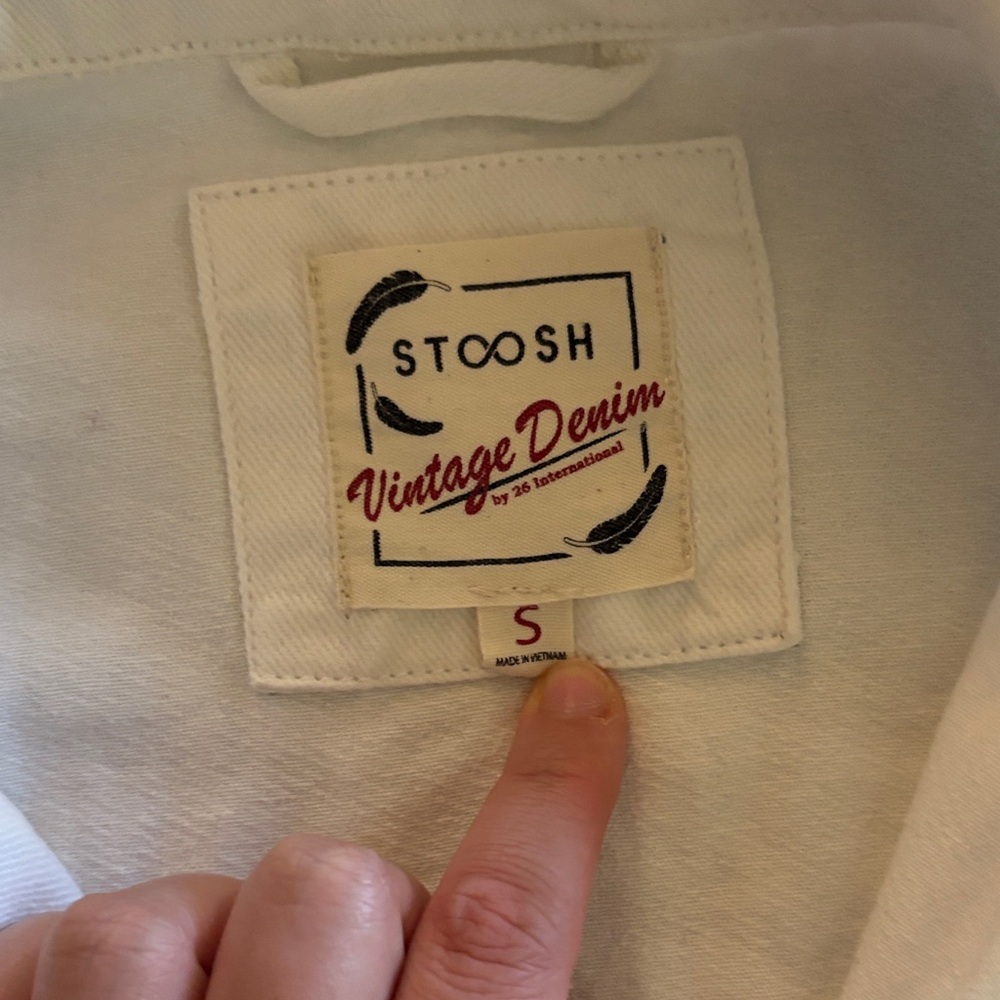 White Oversized Button-Up Jacket - image 2